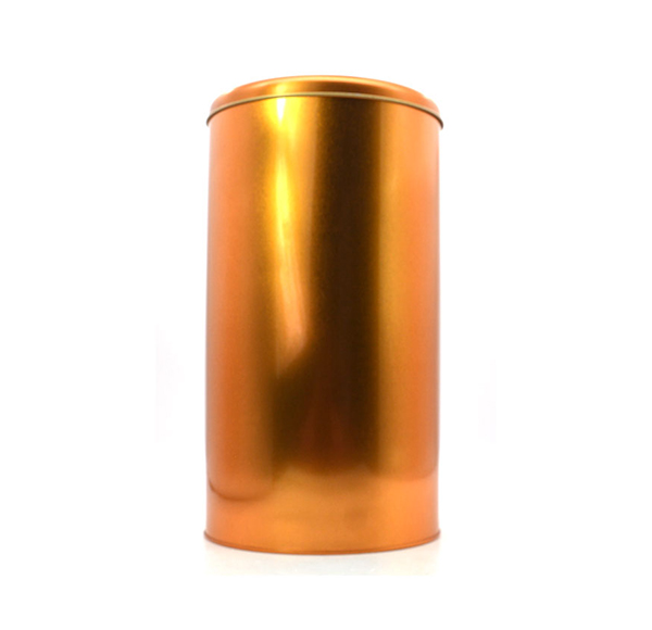 金色圆形铁罐