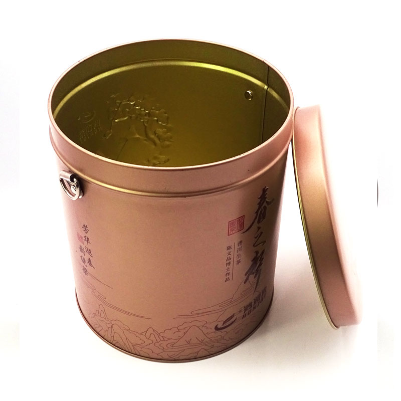 普洱生茶铁罐