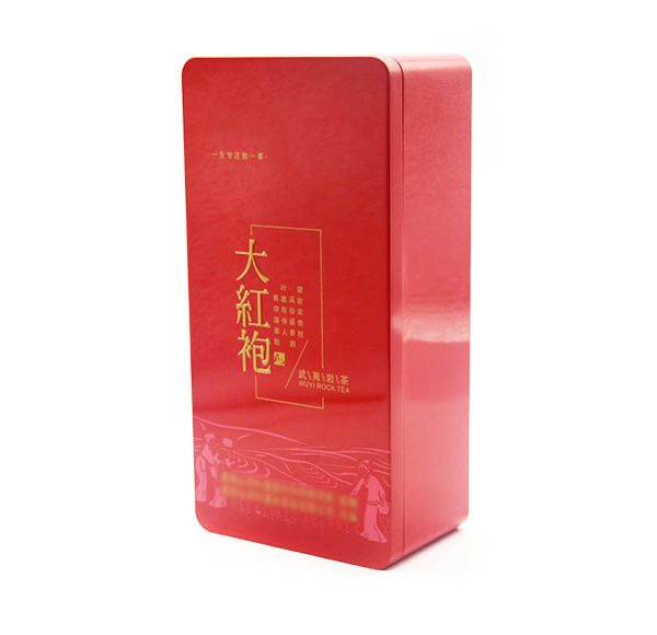 大红袍茶叶铁盒